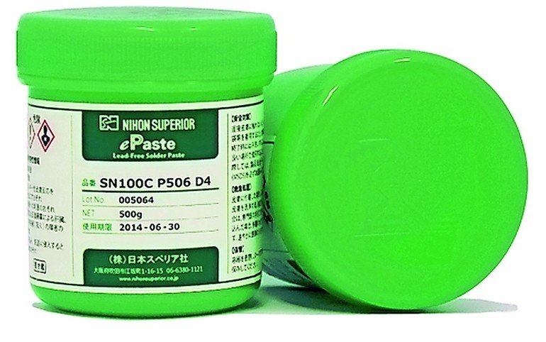 Lead-free, no-clean solder paste