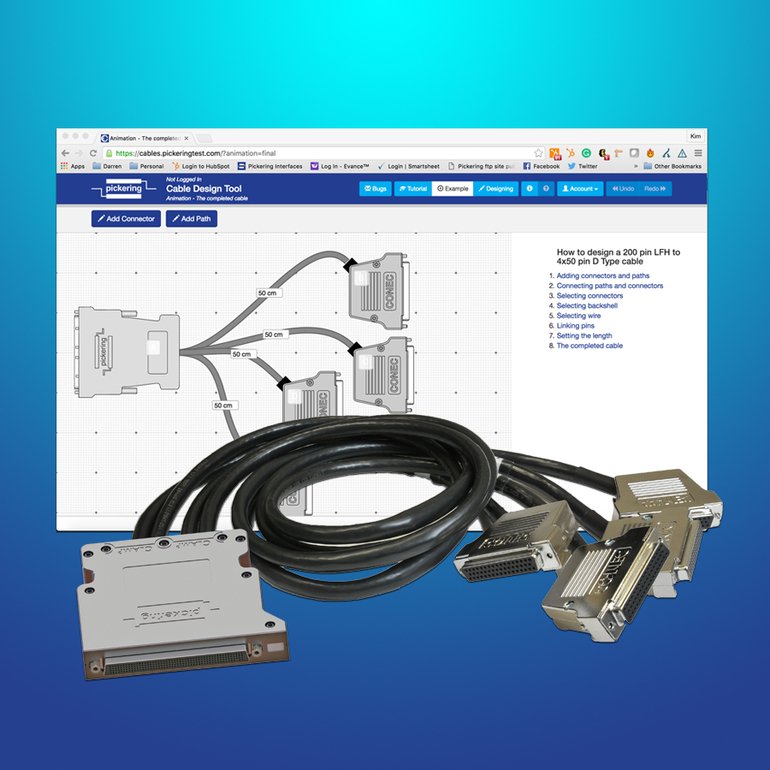 A web-based tool to create customized cable assemblies