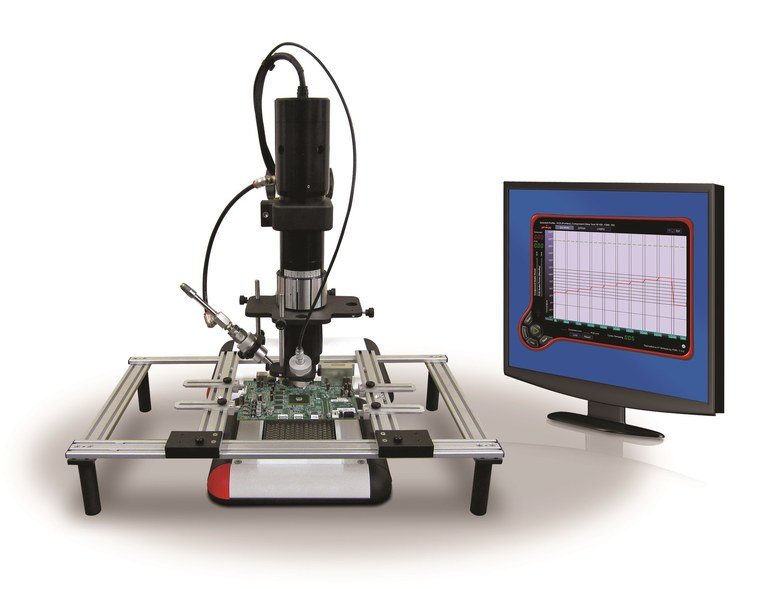 Thermal test system to thermally cycle components and assemblies