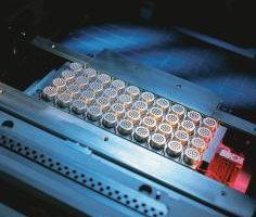 Singulated substrate for high throughput