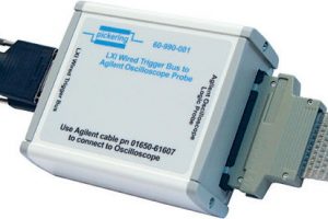 Adaptor showing all LXI trigger bus channels on single oscilloscope display