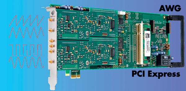 PCI express arbitrary waveform generator up to 125 MS/s