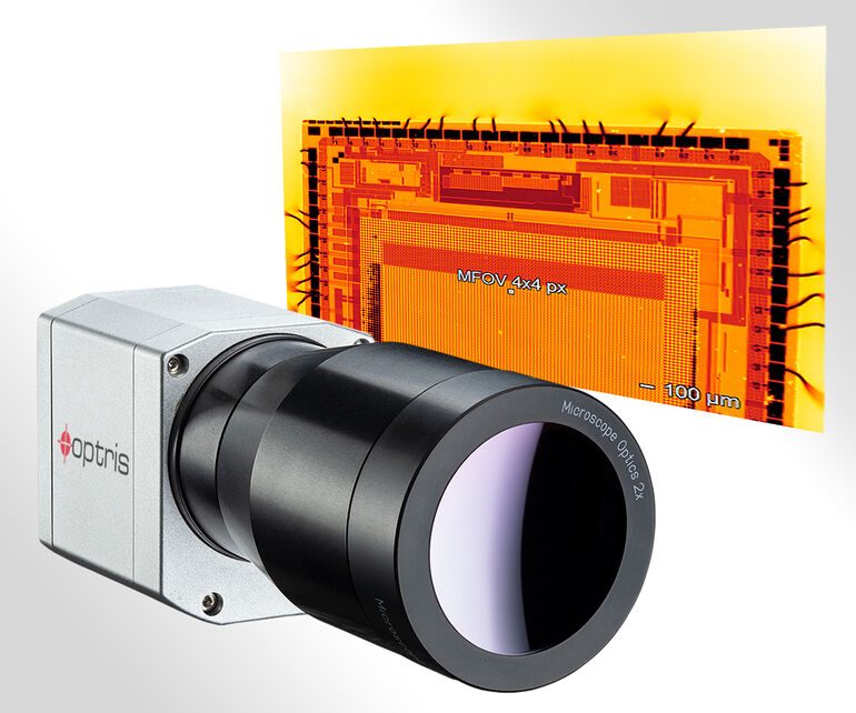 Optris develops new microscope optics for infrared camera