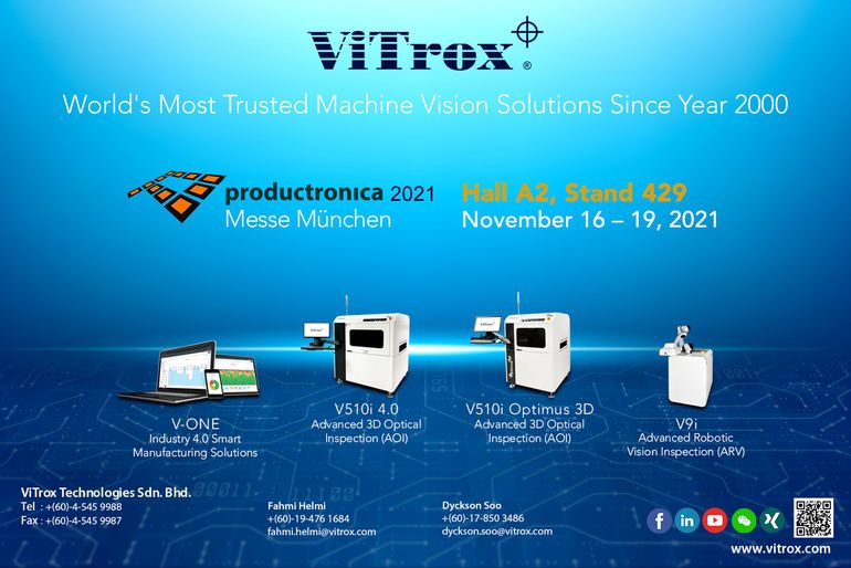 ViTrox brings advanced PCB SMT assembly inspection solutions