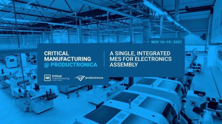 Productronica 2021: Critical Manufacturing And ASMPT To Demo Fully ...