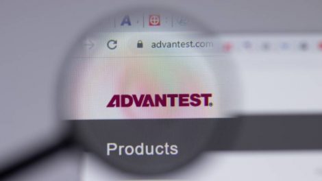 Advantest Logo Screen