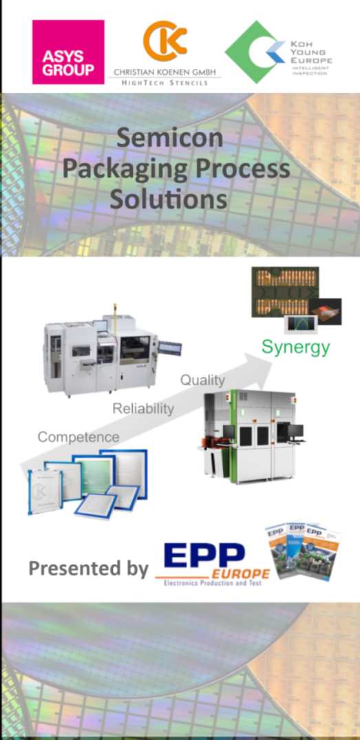 Innovative solutions for semiconductor packaging at ESTC