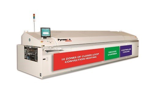 Vacuum reflow oven for high volume customers