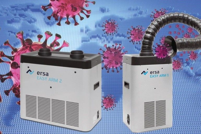 Ersa solder fume filter units for healthy work environment