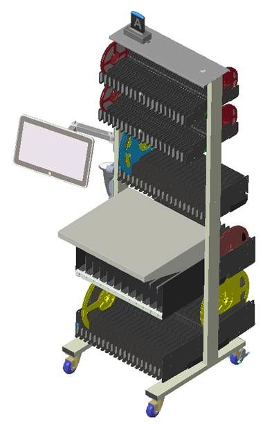 Inovaxe SR100E intelligent storage rack