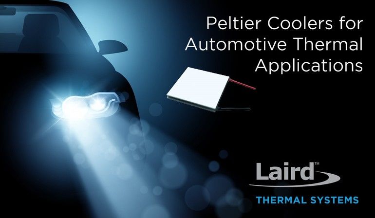 Peltier coolers provide thermal stability in DLP automotive headlights
