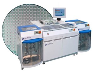 Post saw testing of singulated WLCSPs