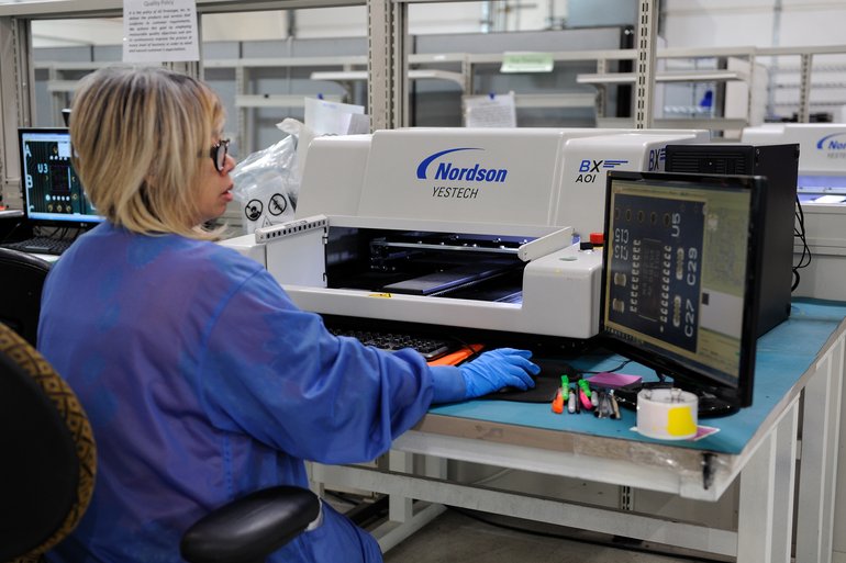 Electronic contract manufacturer adds benchtop AOI