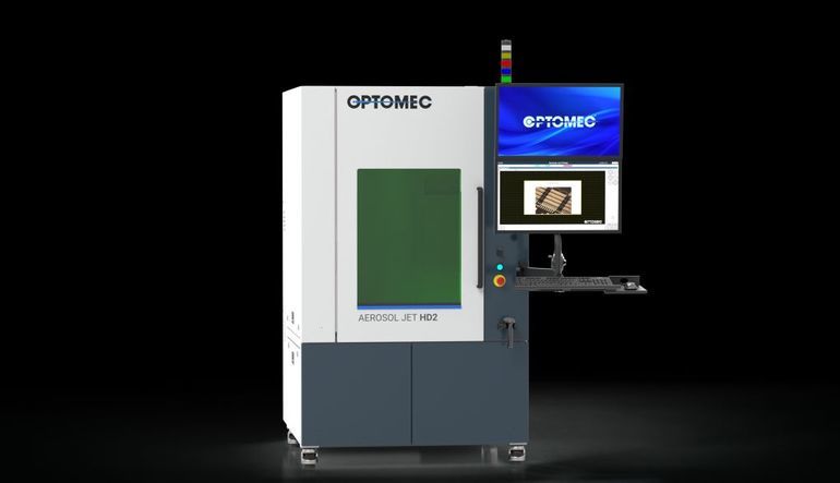 Optomec: 3D additive electronics printer for inline production