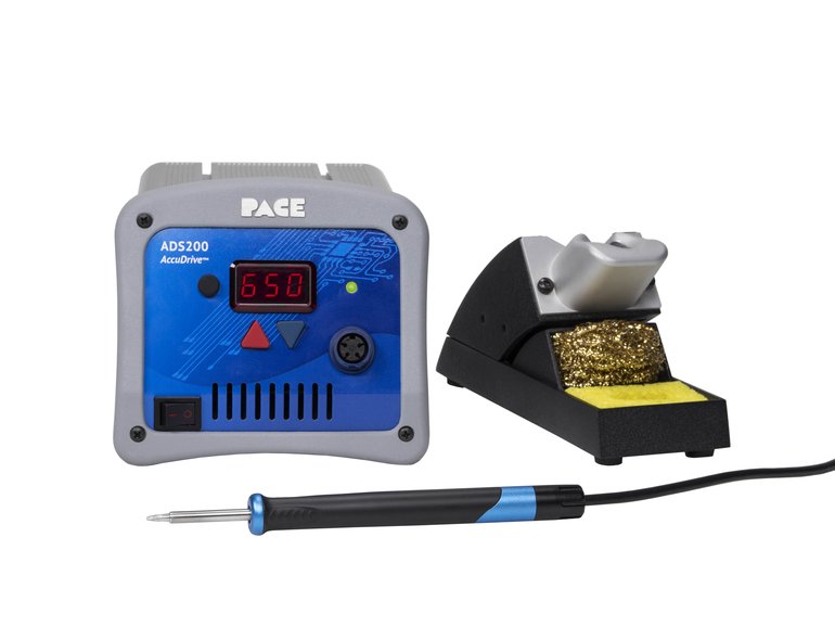 Low-cost production soldering station at Apex