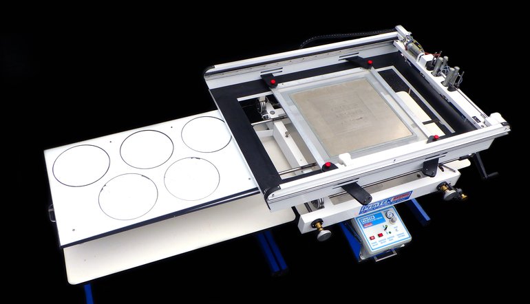 Launch of large-area table-top stencil printer
